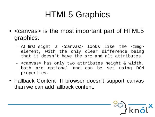 Graphics & Animation with HTML5