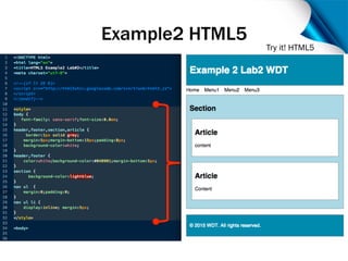 HTML 5 | PDF