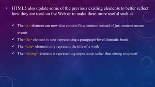 Html 5 | PPTX