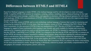 HTML5 New Tags | PPT