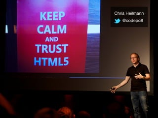 @codepo8
Chris Heilmann
 