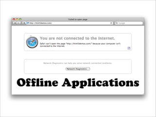 Ofﬂine Applications
 