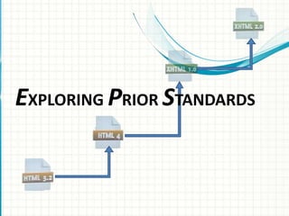 EXPLORING PRIOR STANDARDS

 