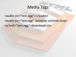 Hi5 with HTML5 | PPTX