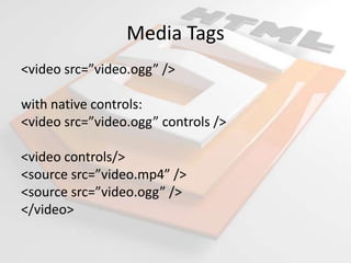 Hi5 with HTML5 | PPTX