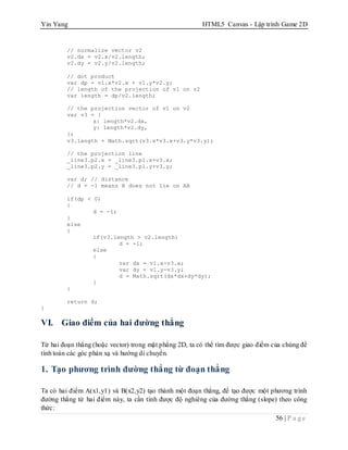 Lập trình game 2D - HTML5 | PDF