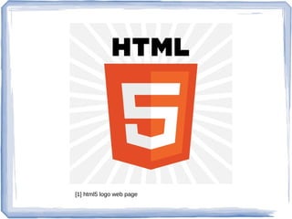 [1] html5 logo web page
 