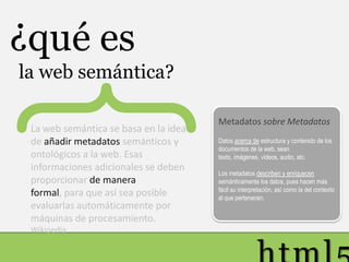 HTML5 Enfoque Semantico