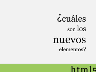 HTML5 Enfoque Semantico