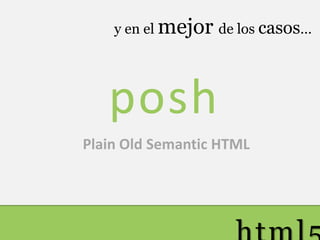 HTML5 Enfoque Semantico