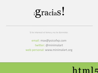 HTML5 Enfoque Semantico