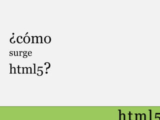 HTML5 Enfoque Semantico