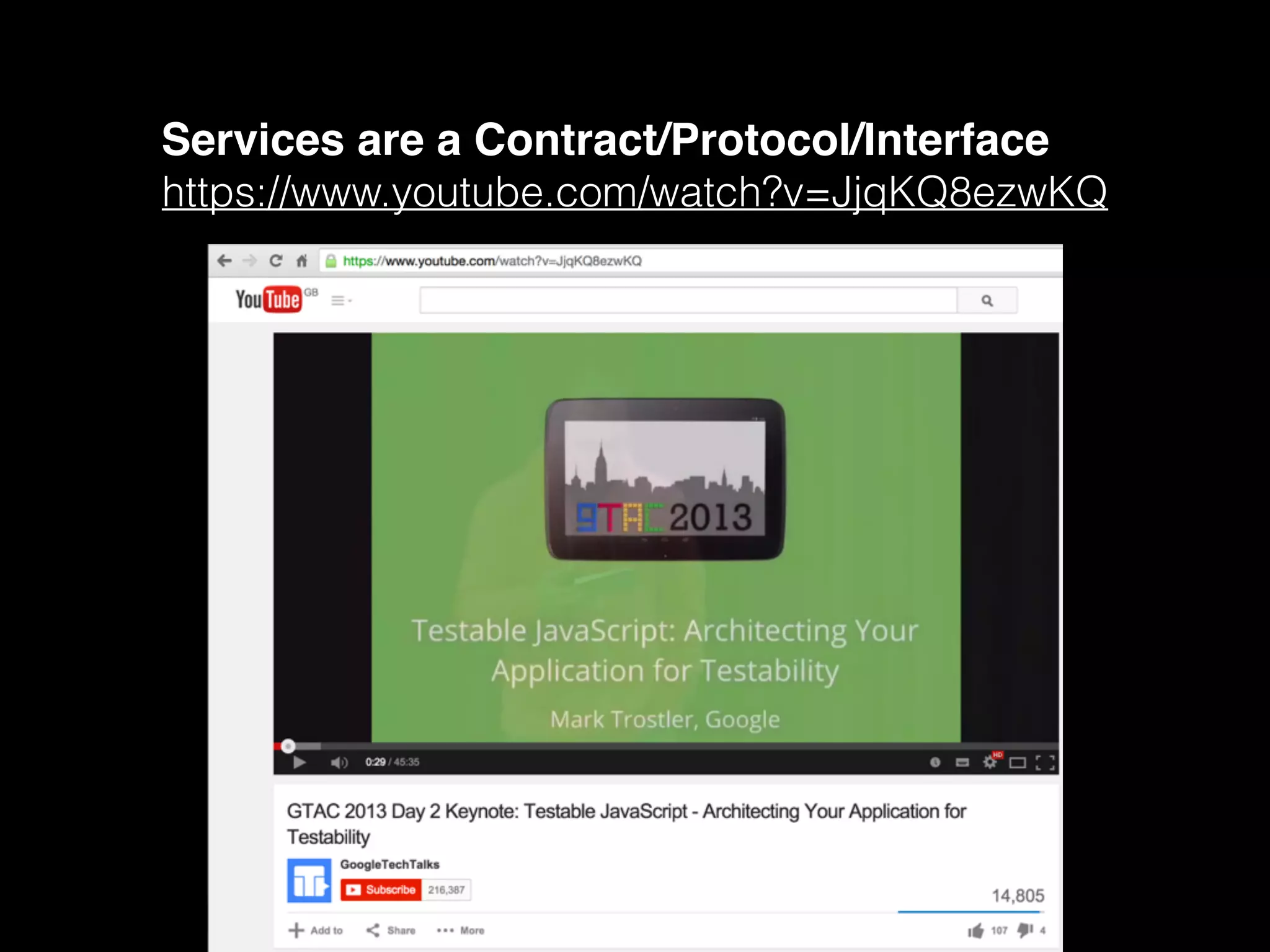 Services are a Contract/Protocol/Interface https://www.youtube.com/watch?v=JjqKQ8ezwKQ 