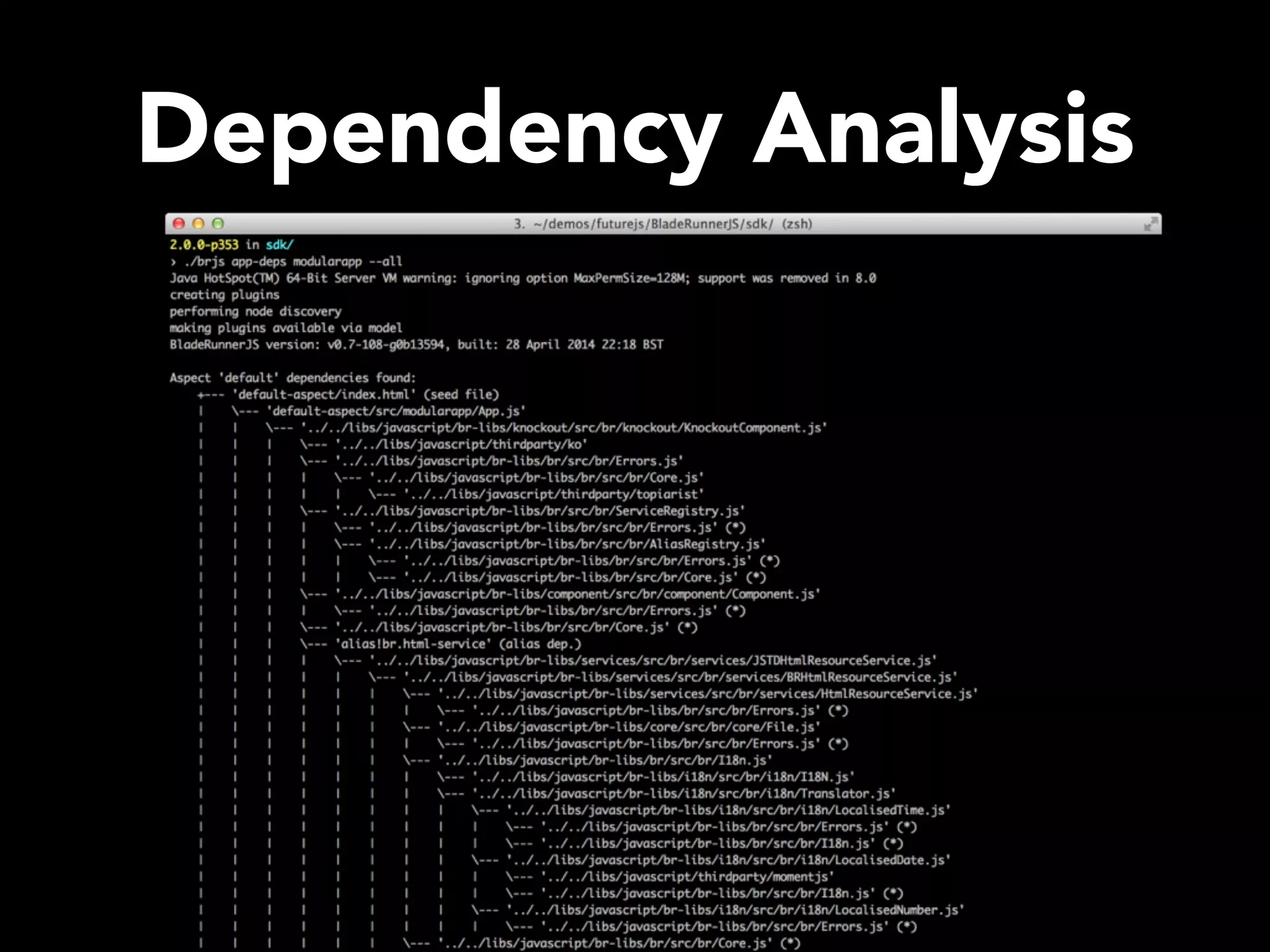 Dependency Analysis 