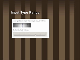 Input Type Range
 