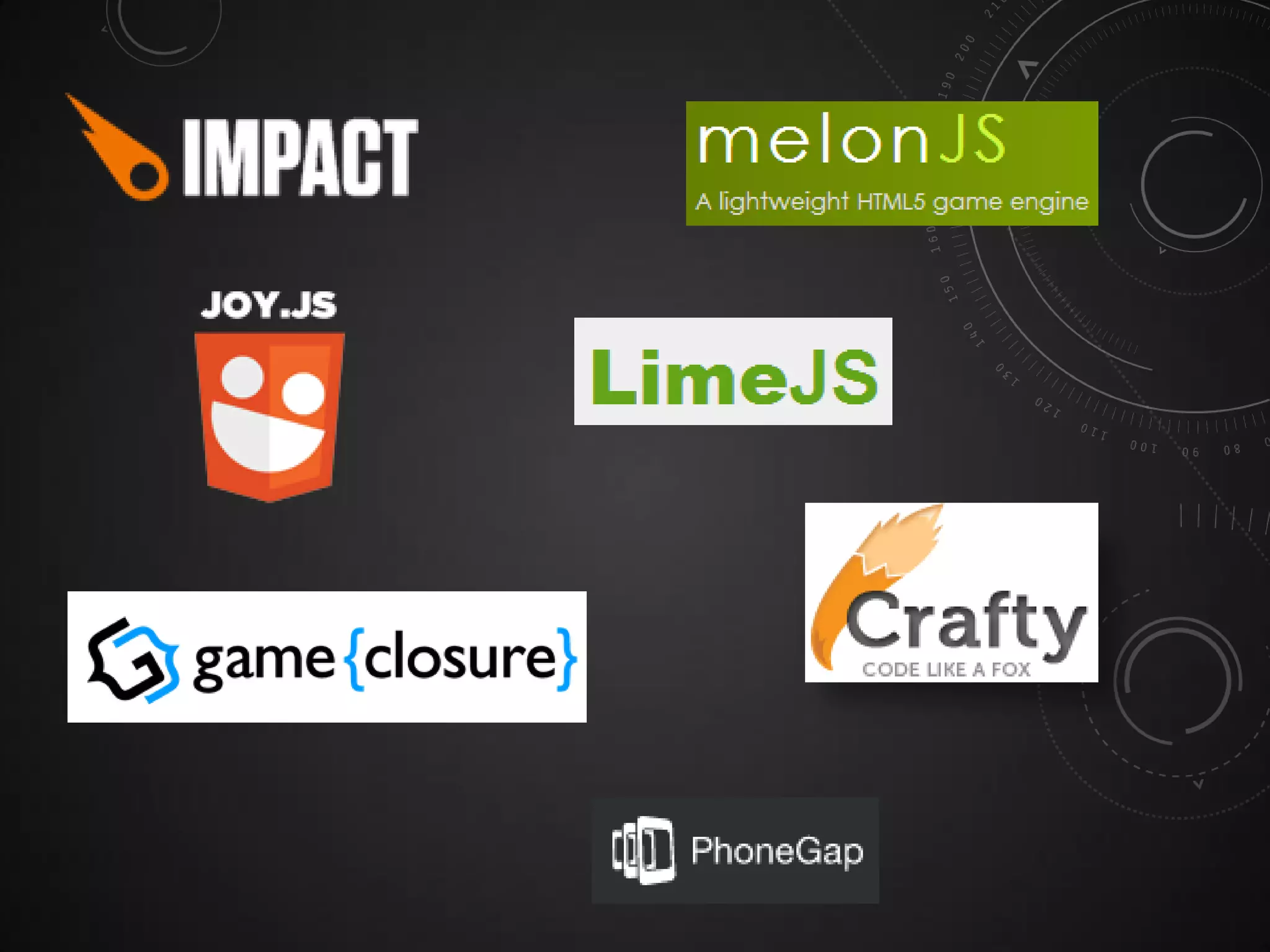 “

1 Game != 1 Canvas
http://www.slideshare.net/ernesto.jimenez/5-tips-for-your-html5-games

#ficadica

”

 