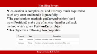 HTML5 - Geolocation.pptxkmkjvjrg4tnjijii | PPTX