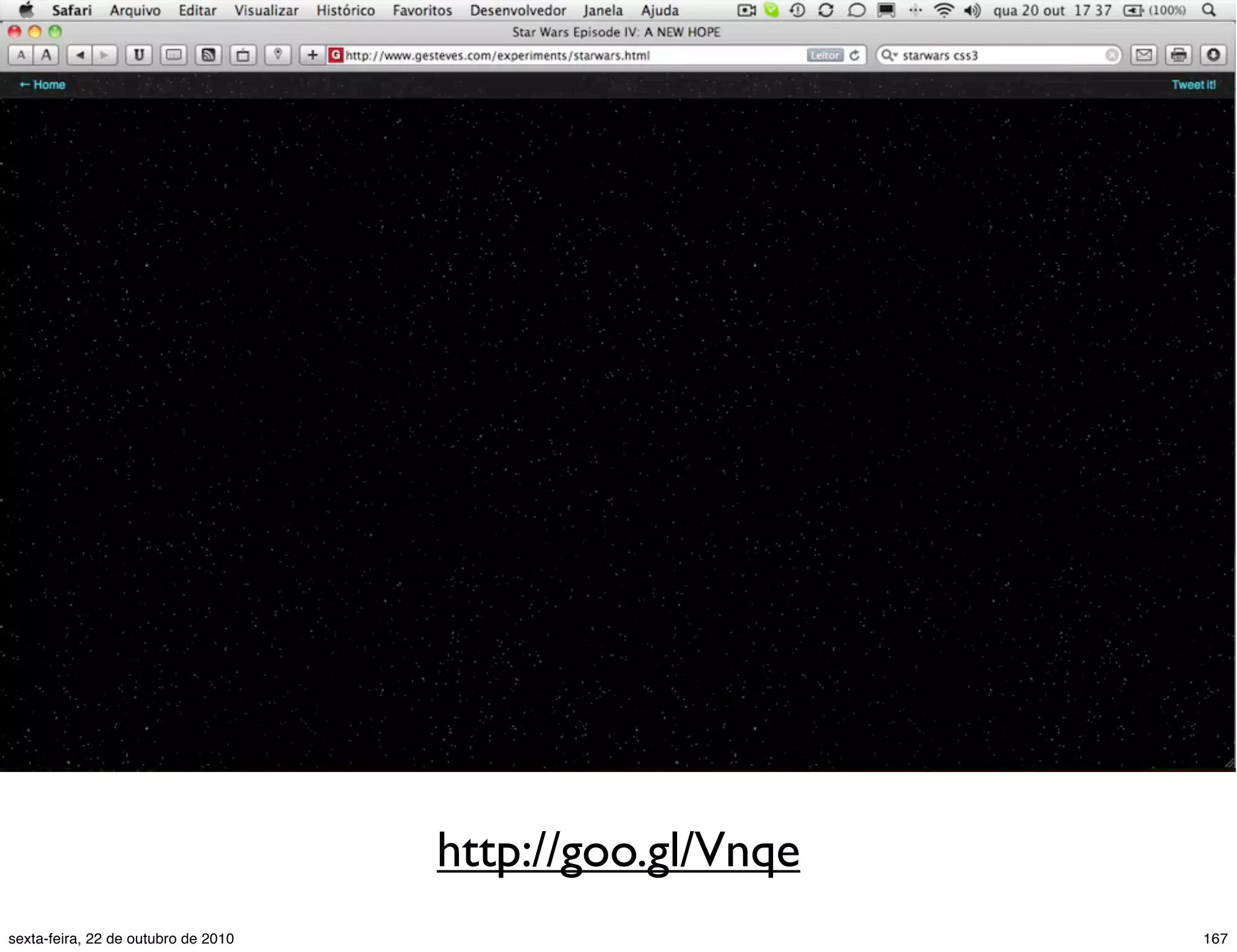 http://goo.gl/Vnqe 167sexta-feira, 22 de outubro de 2010 