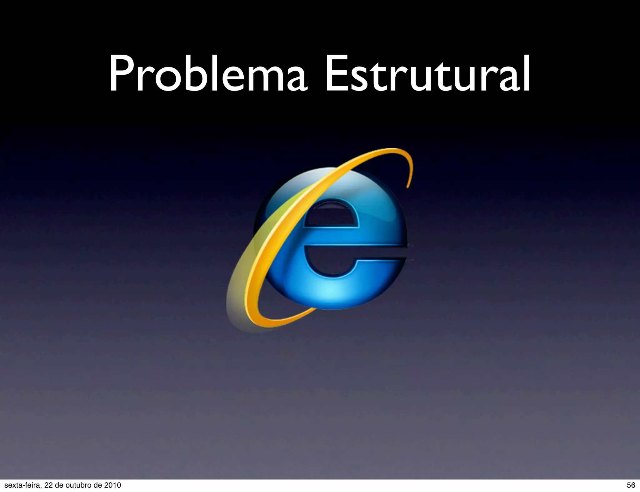 Problema Estrutural 56sexta-feira, 22 de outubro de 2010 