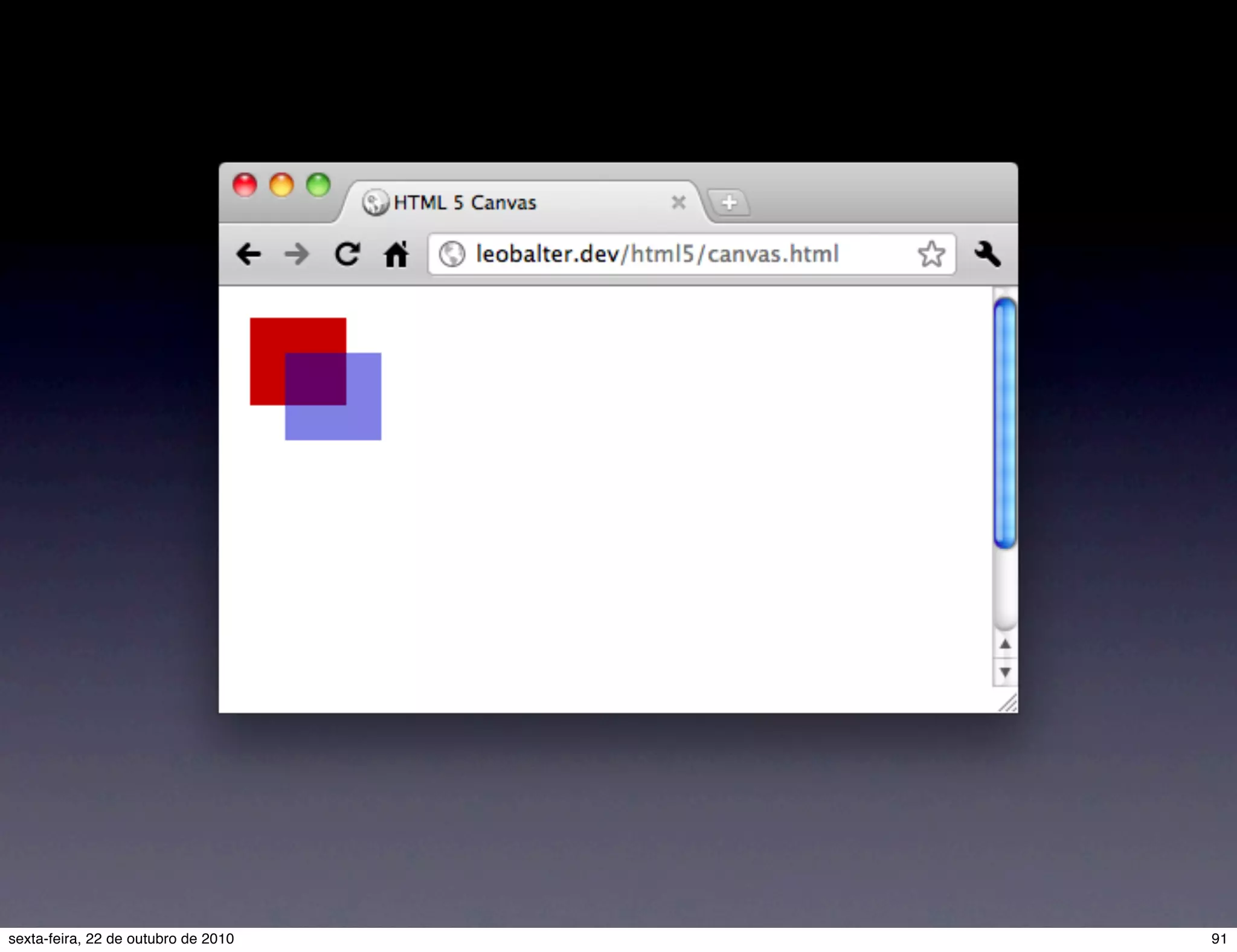 91sexta-feira, 22 de outubro de 2010 