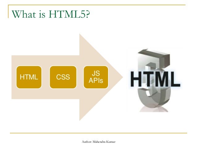 Html 5 introduction