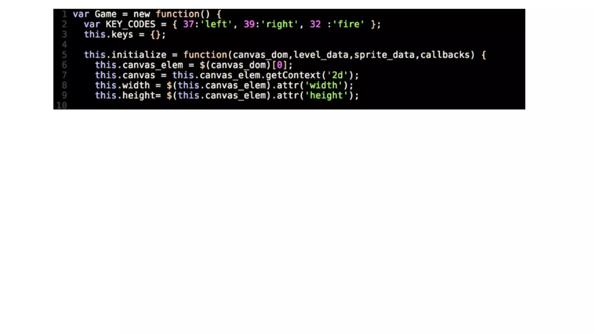 HTML5 Space Invaders