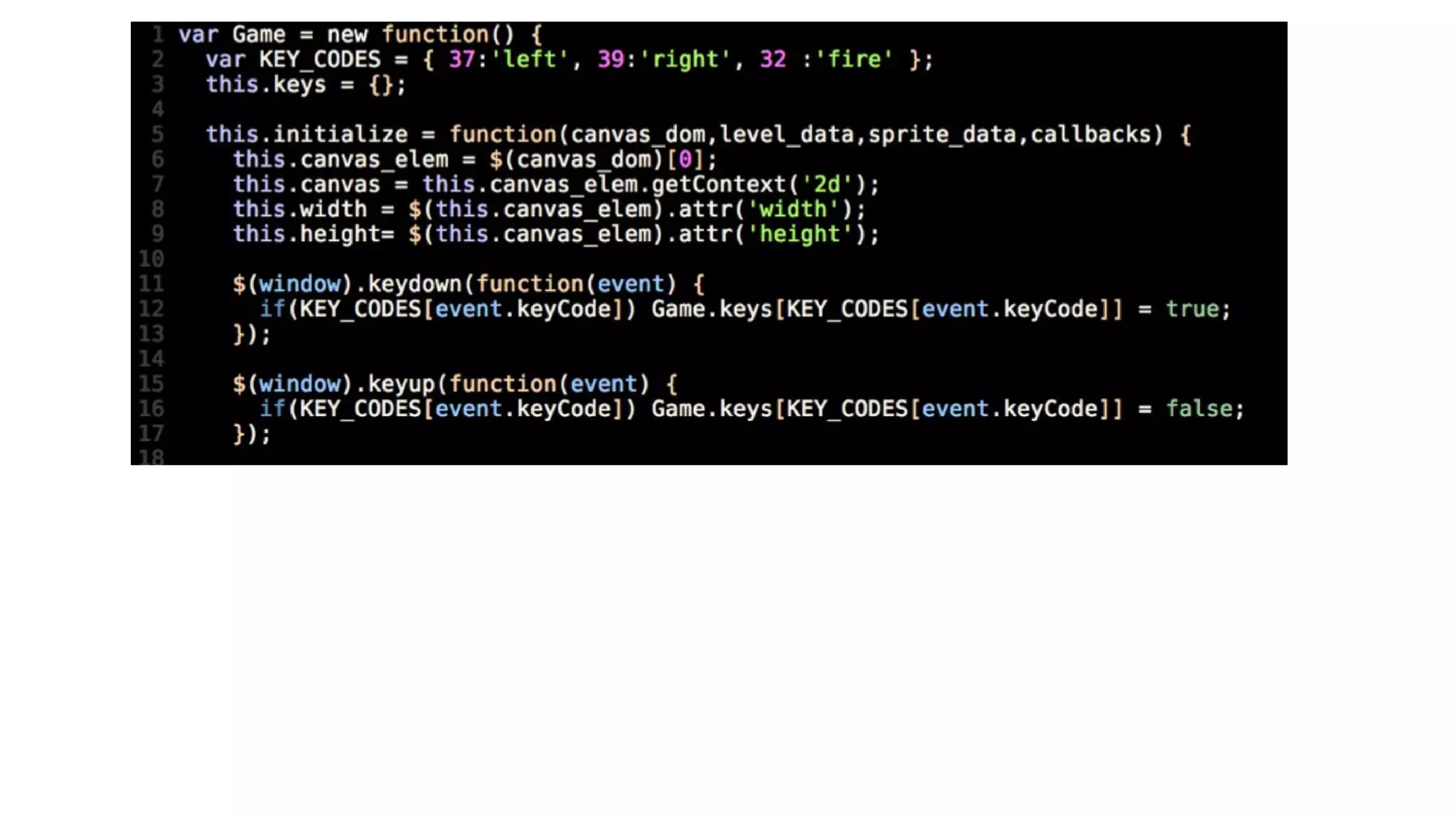 HTML5 Space Invaders