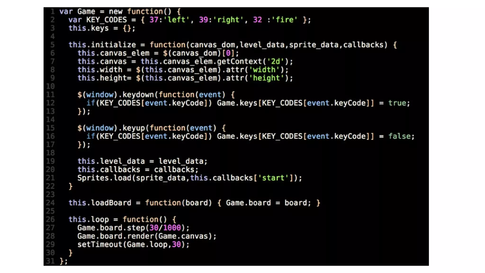 HTML5 Space Invaders