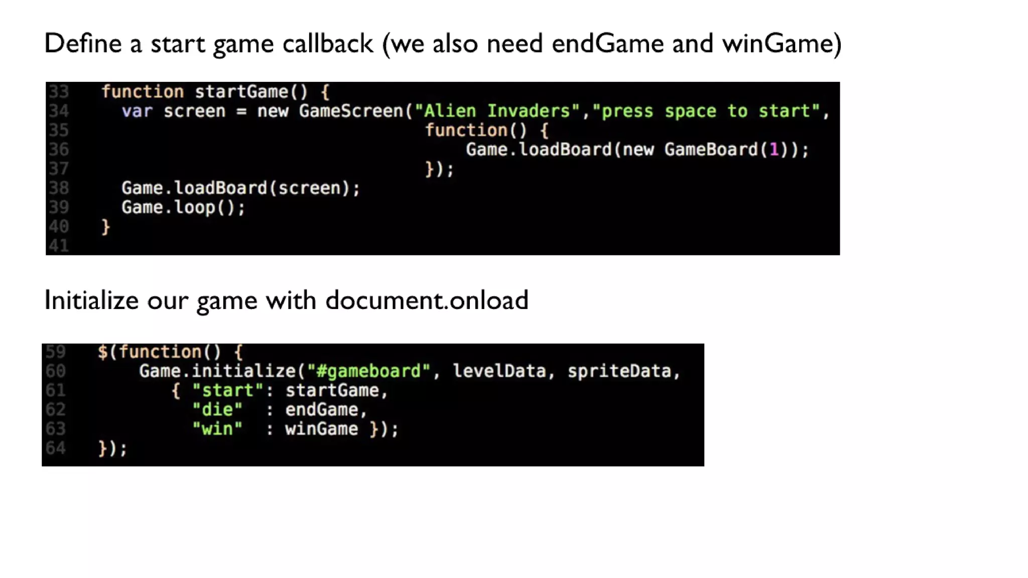 HTML5 Space Invaders