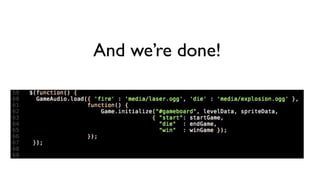 HTML5 Space Invaders