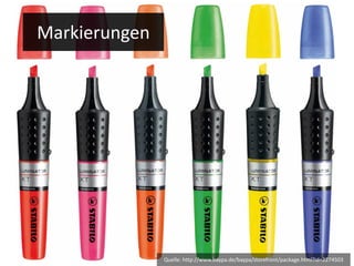 Markierungen Quelle: http://www.baypa.de/baypa/storefront/package.html?id=2274503 