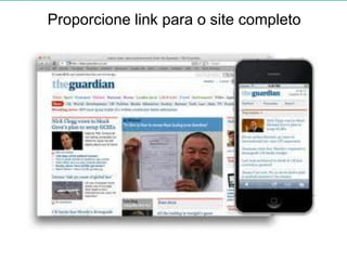Proporcione link para o site completo
 