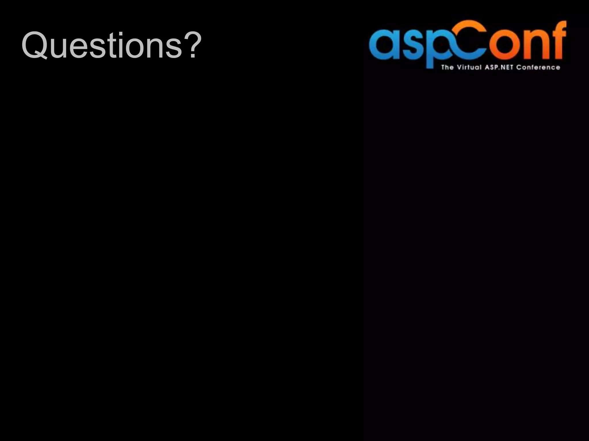Questions? 