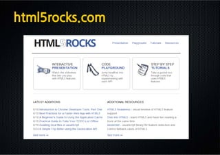 html5rocks.com
 