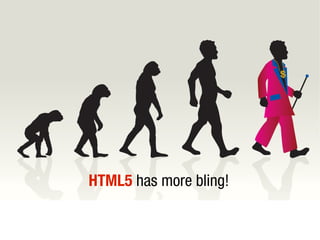 HTML5 has more bling!
 