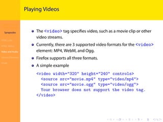 learn html multimedia visually explained📝 thread... Introduction to HTML5: Part II | PDF