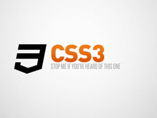 STOP ME IF YOU’VE HEARD OF THIS ONE
 