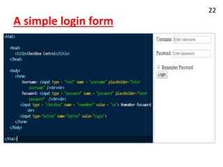 A simple login form
22
 
