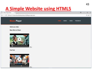A Simple Website using HTML5
43
 