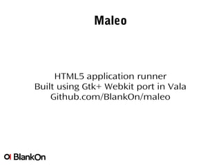 HTML5 on Linux Desktop | PPT