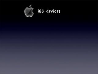 iOS devices
 