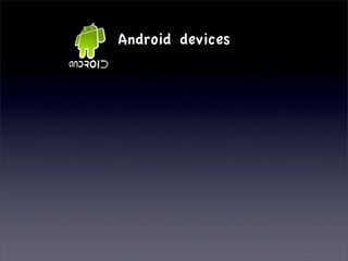 Android devices
 