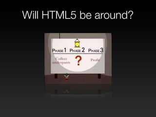Will HTML5 be around?
 