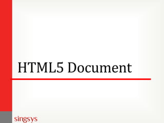 HTML5 Document
 