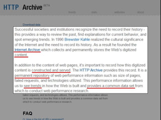 app cache gotchashtml docs w/ manifest are cached404 => nothing is cachedsize: 5MB+must rev manifest to update resourcesupdate is served on 2nd reload (?!?!)flickr.com/photos/97657657@N00/1918688483/