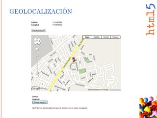 GEOLOCALIZACIÓN
 
