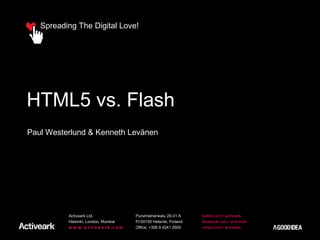 HTML5 vs Flash | PPT | Browsers | Computer Software and Applications