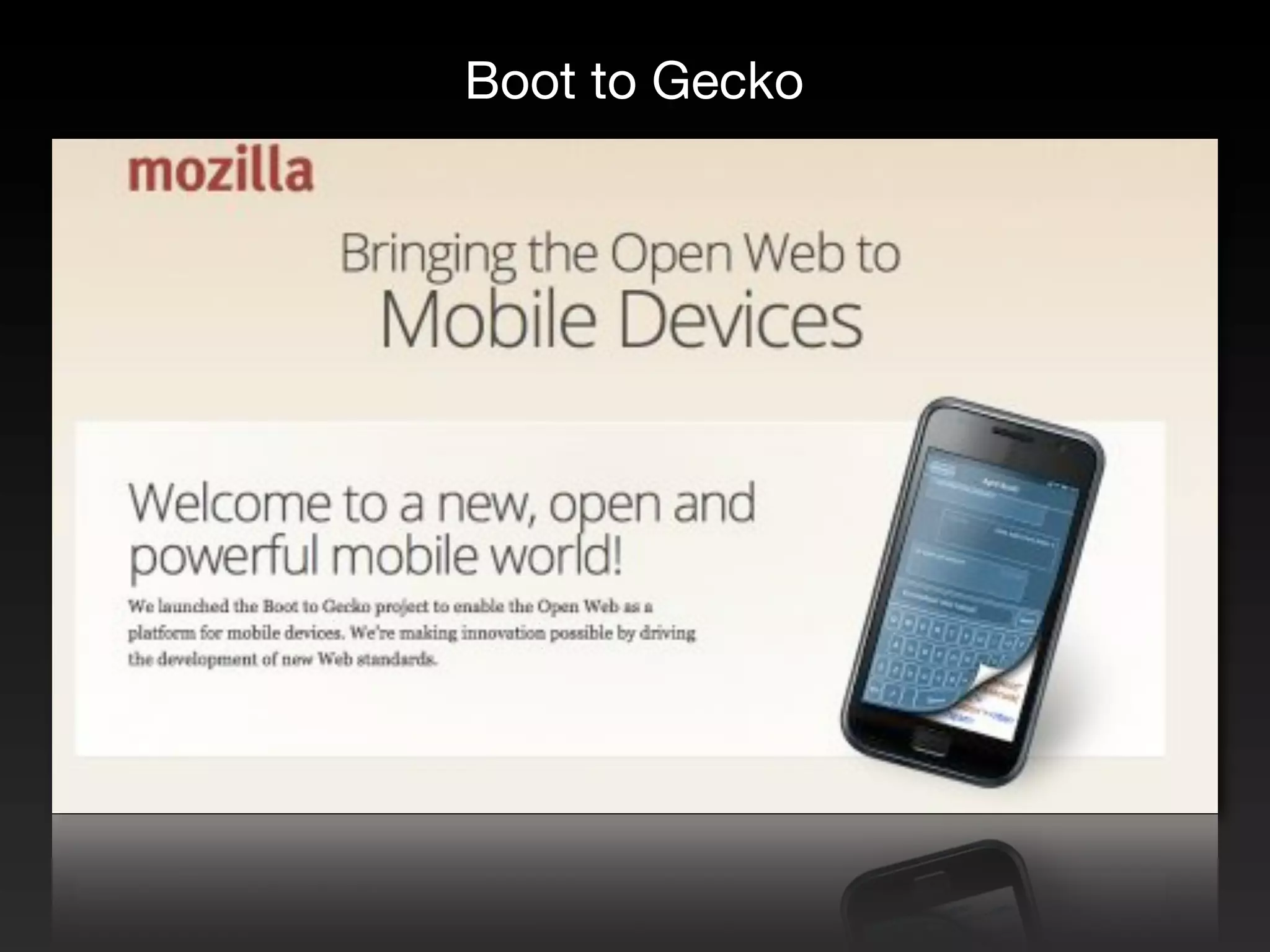 Boot to Gecko 