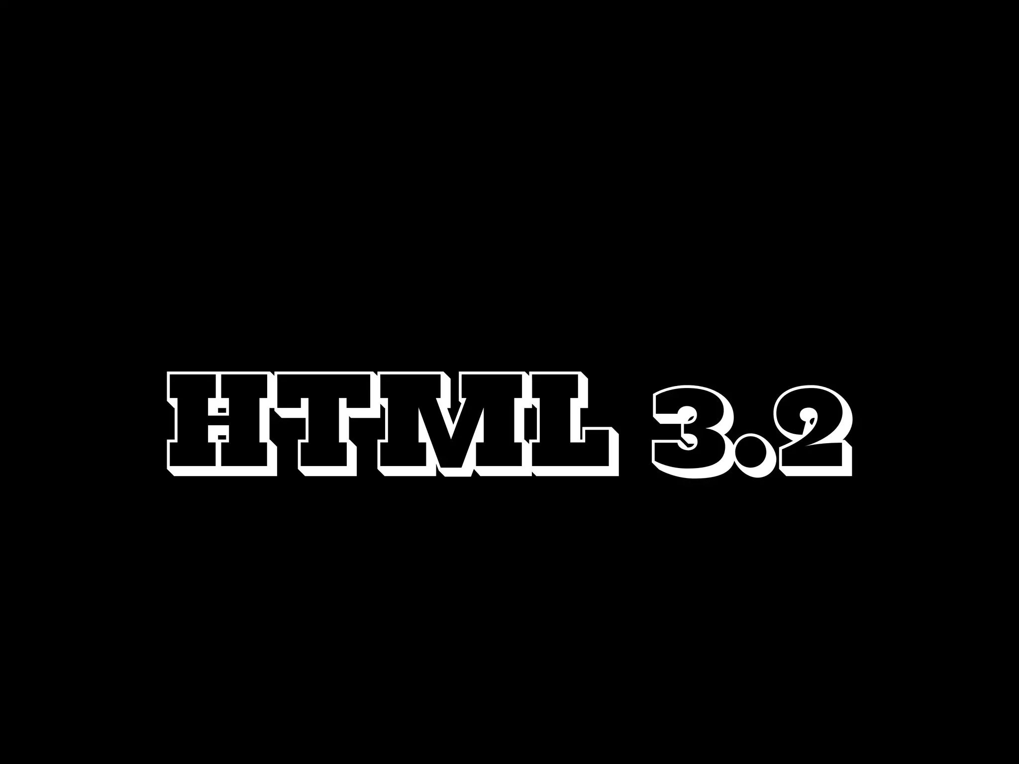 HTML 3.2